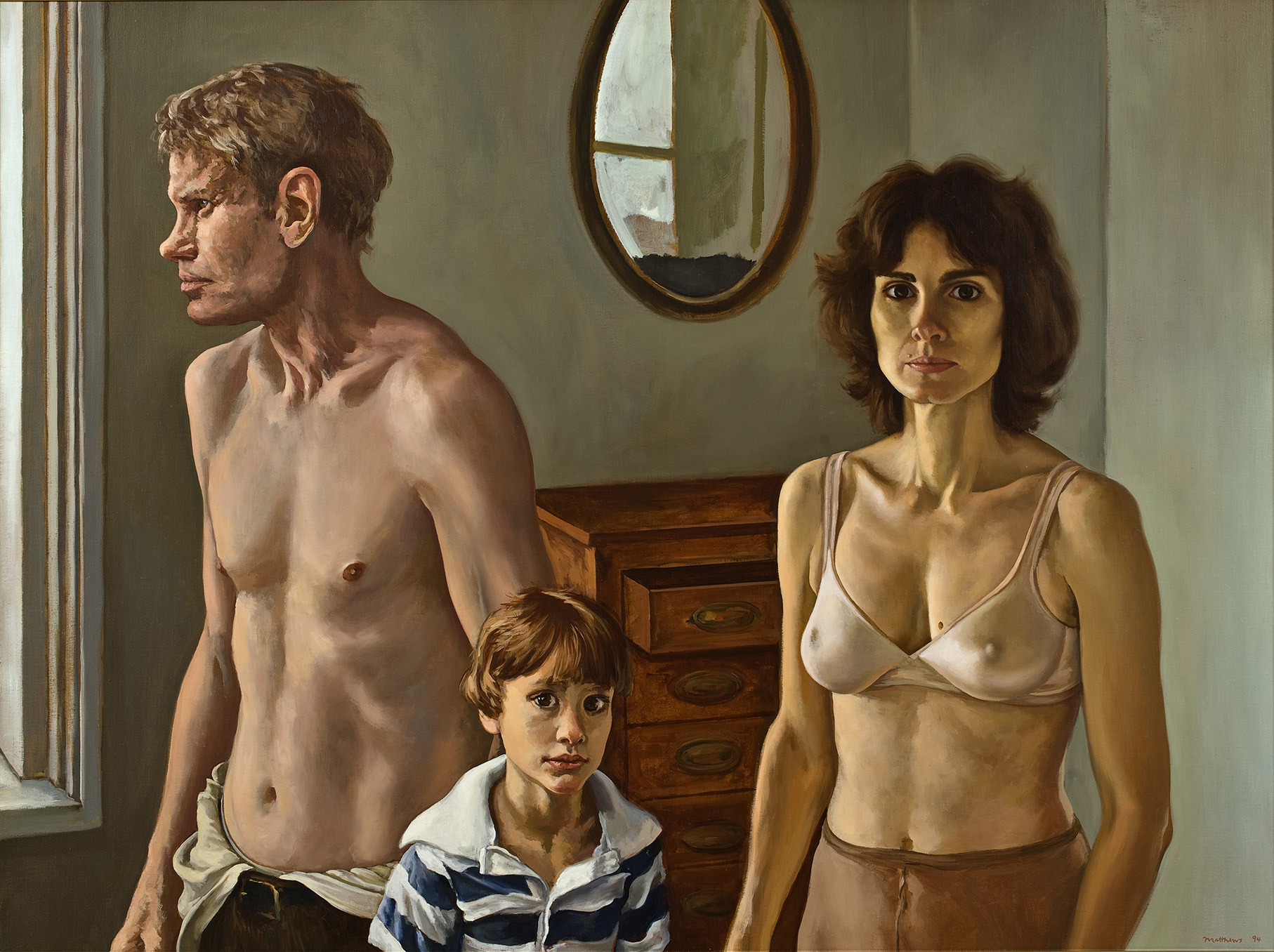  Family Matters; oil on canvas, 30 x 40