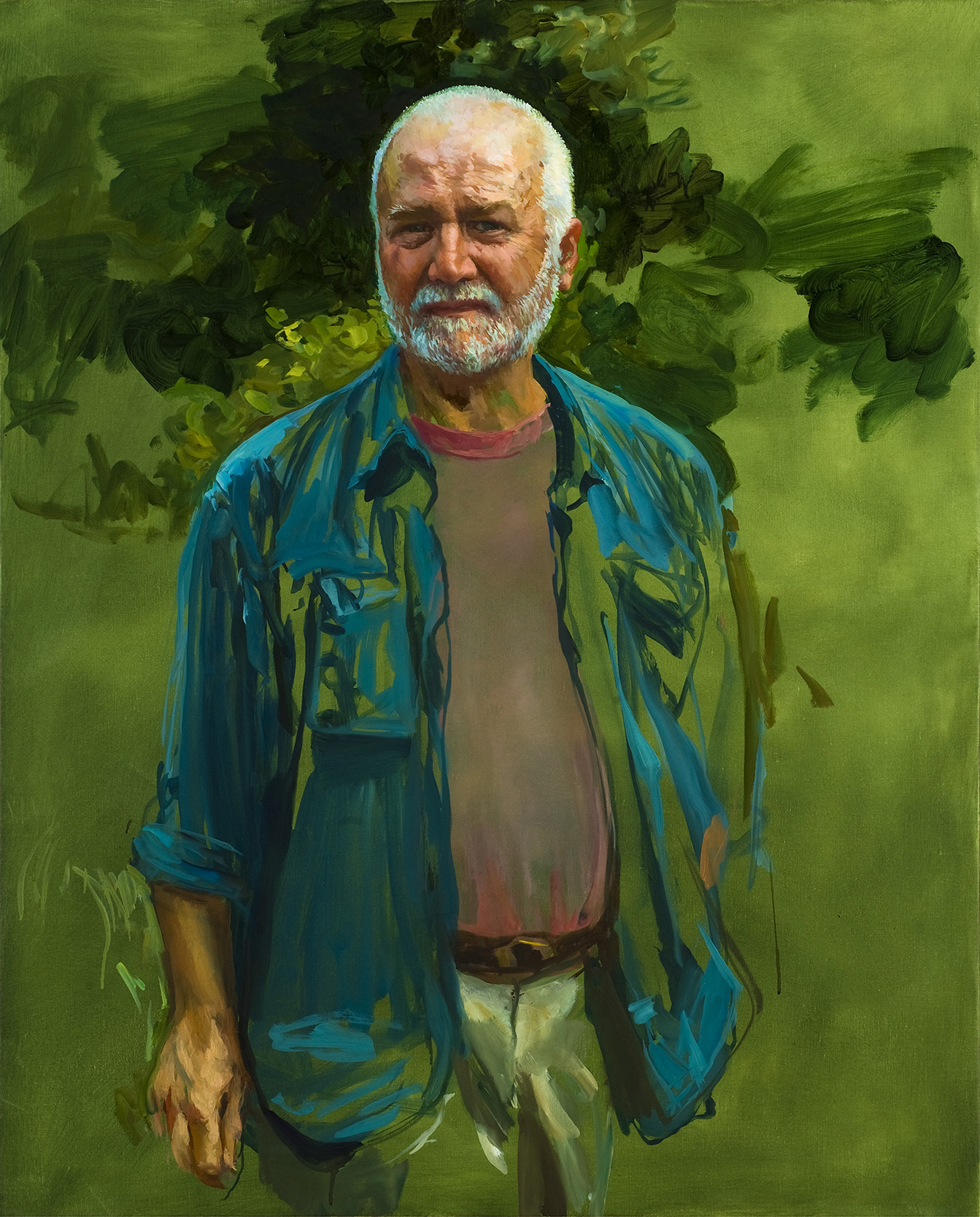  Russell's Doppelganger; oil on canvas, 40 x 32 inches, 2008 