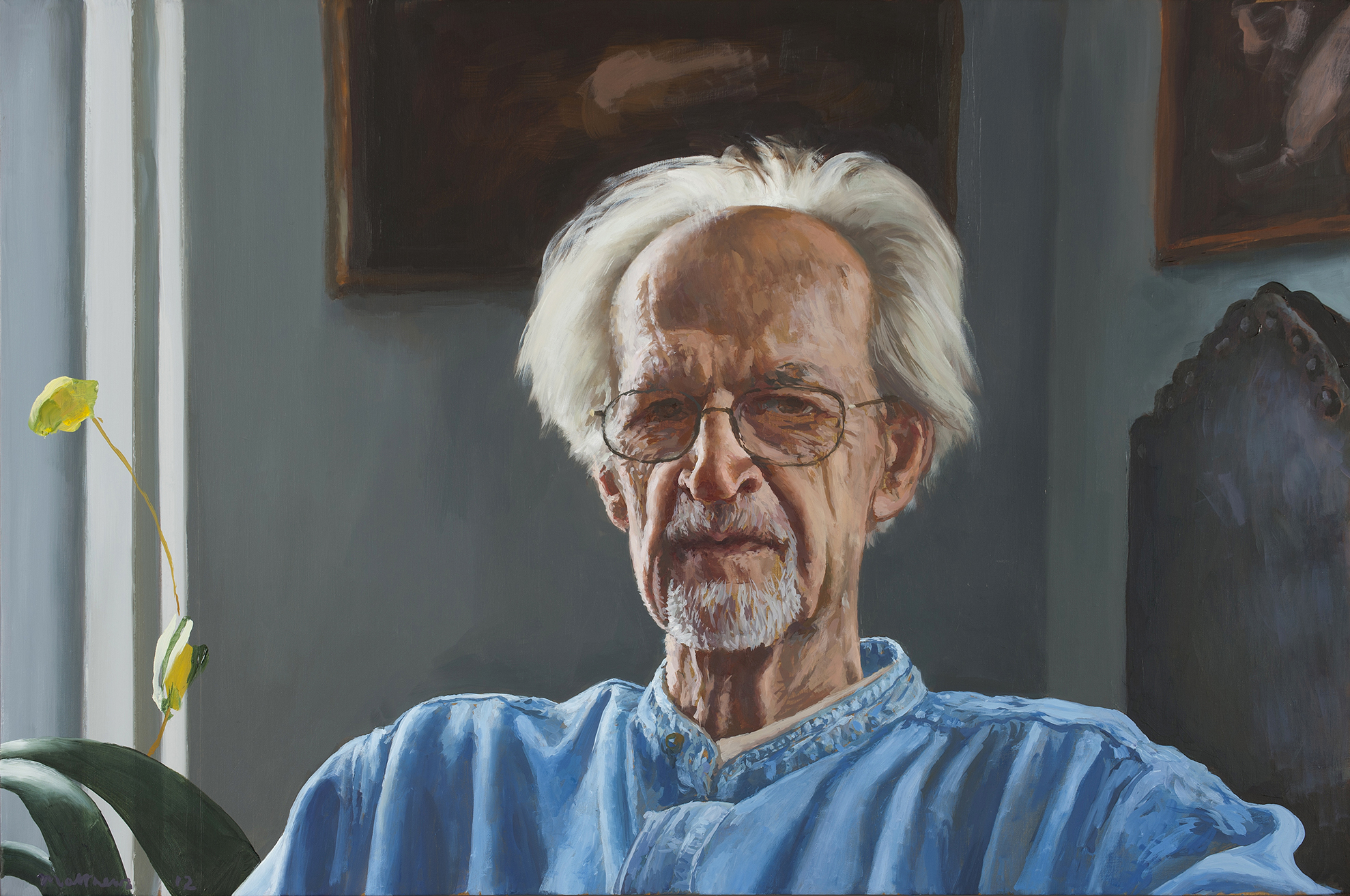  Karl in His Own Space; oil on canvas, 20 x 30 inches, 2012  